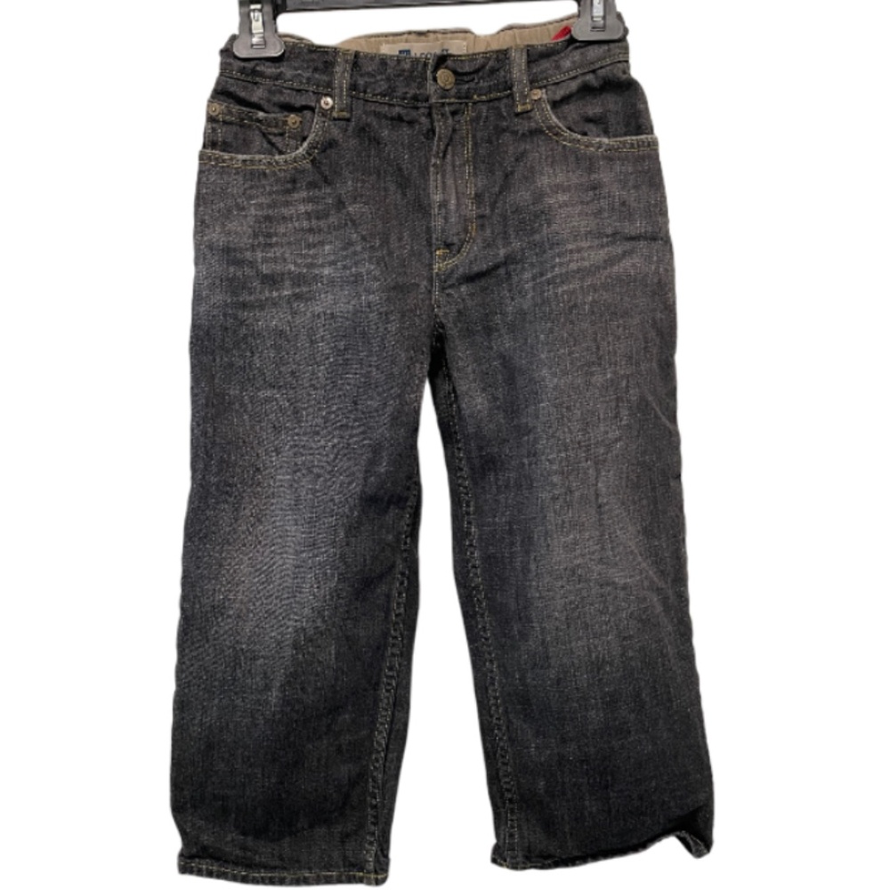 Gap Loose Fit Denim Jeans with Adjustable Elastic Waistband Size 6H
